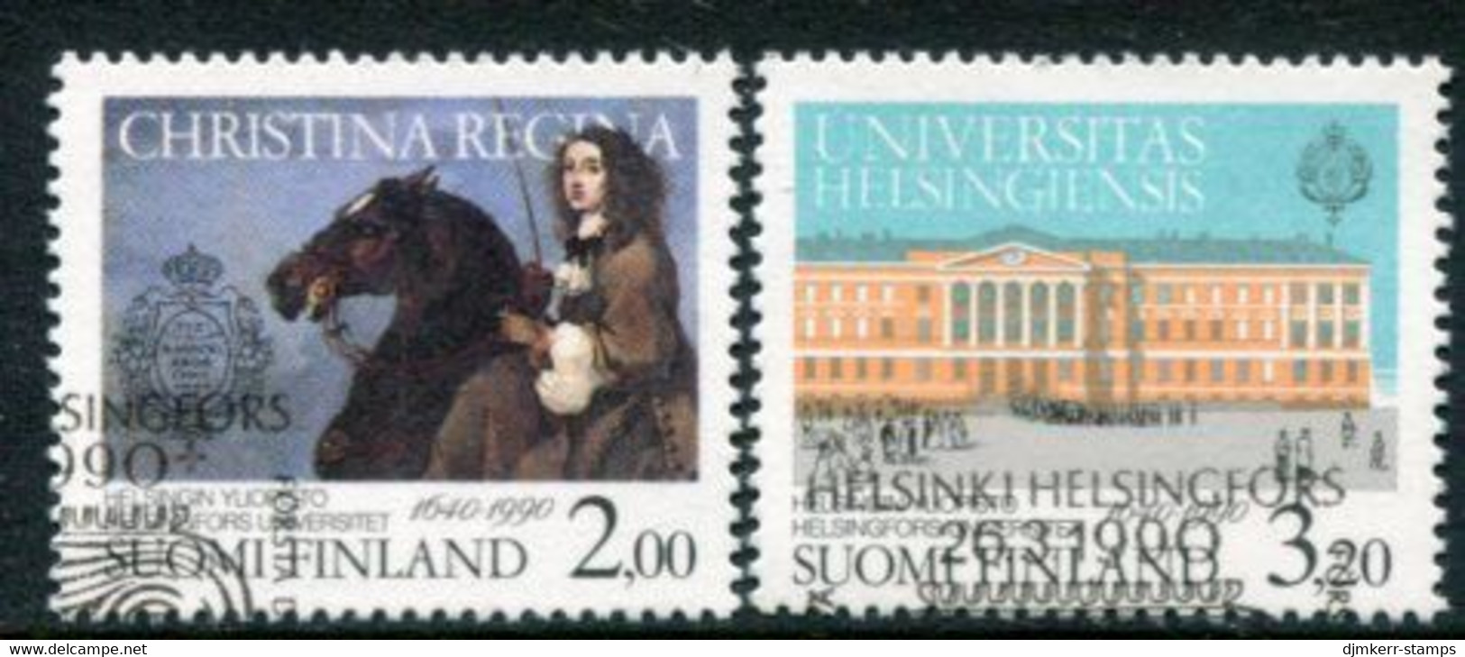 FINLAND 1990 350th Anniversary Of Helsinki University Used.  Michel 1106-07 - Gebraucht
