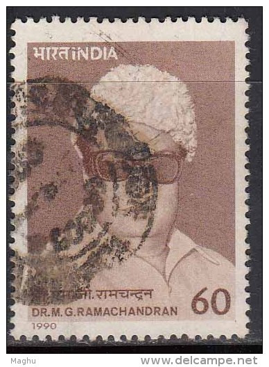 India Used 1990, M G Ramachandran - Used Stamps