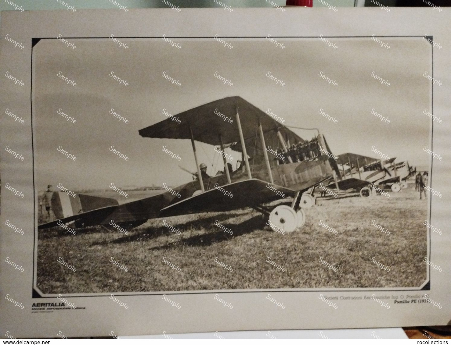 Foto Riproduzione Aviazione AERITALIA  Costruzioni Aeronautiche O. POMILIO & C. Pomilio PE 1917 - Aviación