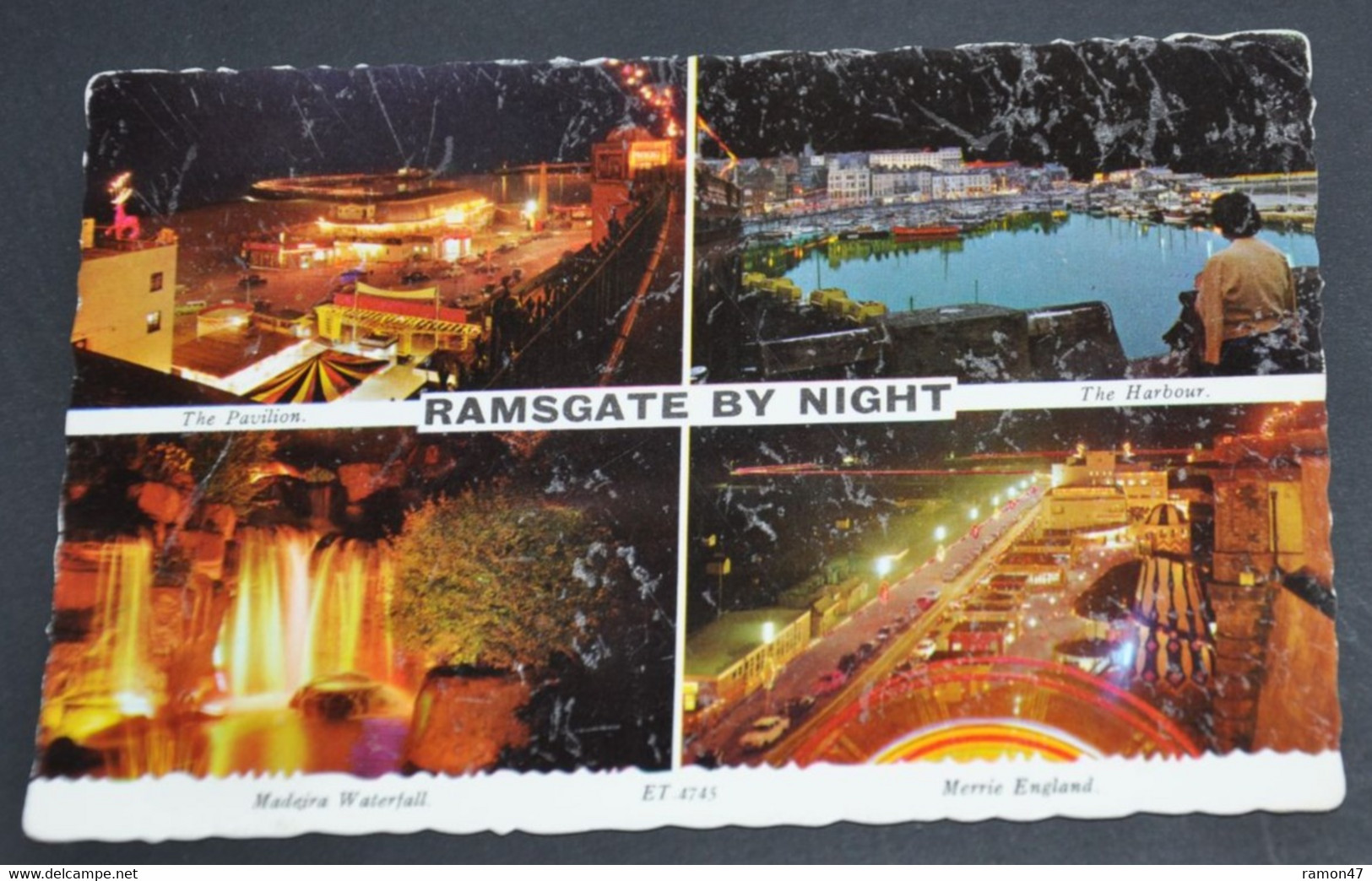 Ramsgate At Night - Printers & Publishers Dundee & London (by Valentine) - Ramsgate