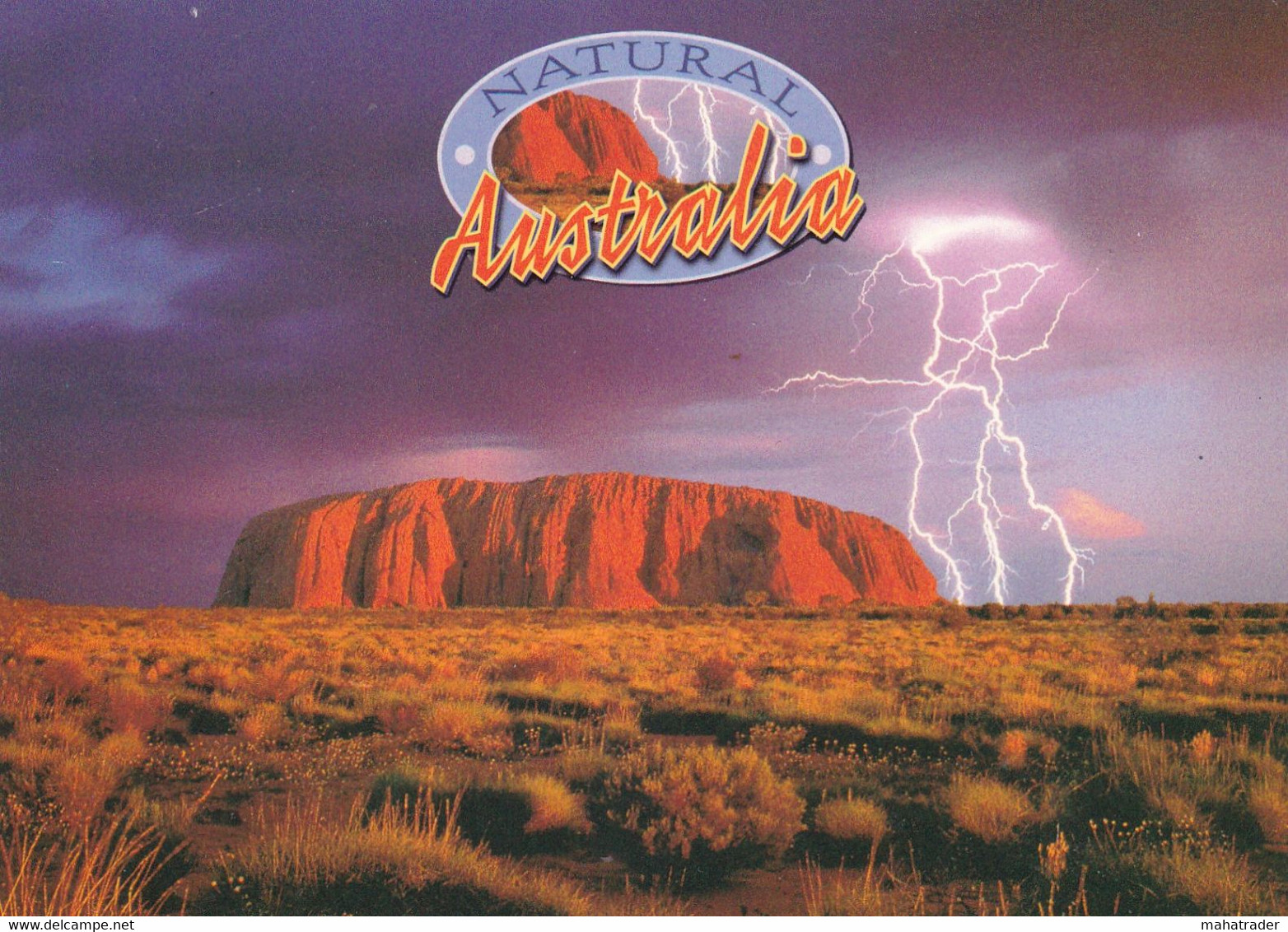 Australia - Lightning Strikes Over Uluru - Outback