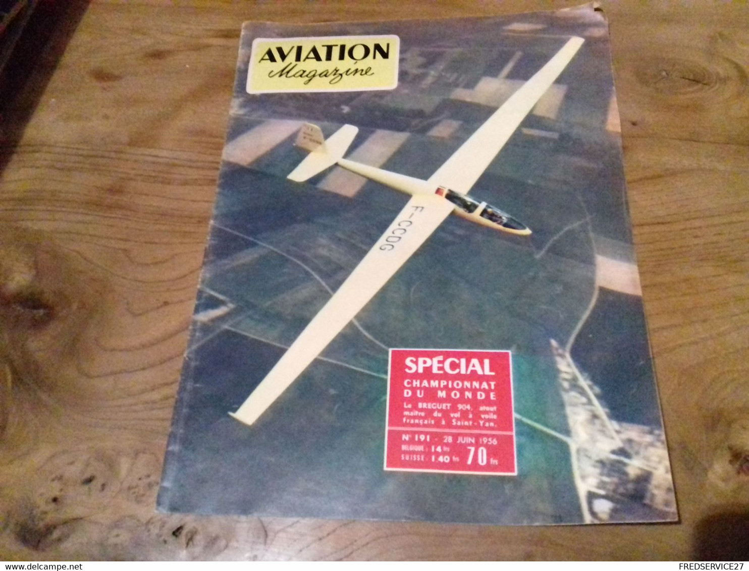 40/ AVIATION MAGAZINE N° 191 1956 SPECIAL CHAMPIONNAT DU MONDE  A SAINT YAN/LE LOCKHEED US AIR FORCE F 104 - Aviation