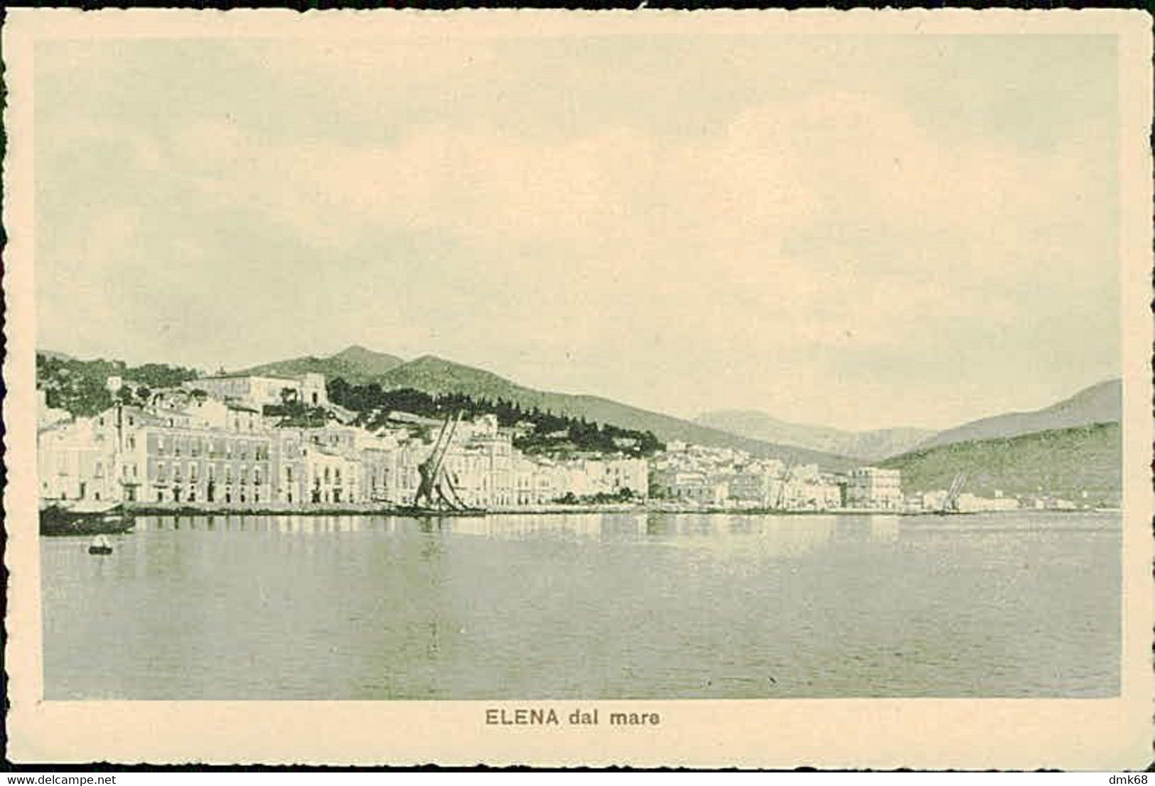 ELENA ( GAETA / LATINA ) PANORAMA DAL MARE - EDIZIONE CANZANELLA - 1920s (12511) - Latina