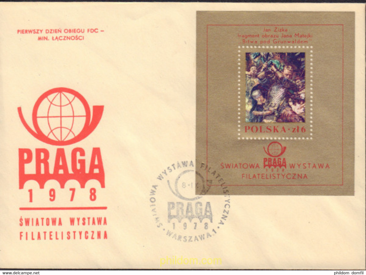 391515 MNH POLONIA 1978 PRAGA 1978. EXPOSICION FILATELICA INTERNACIONAL - Non Classificati