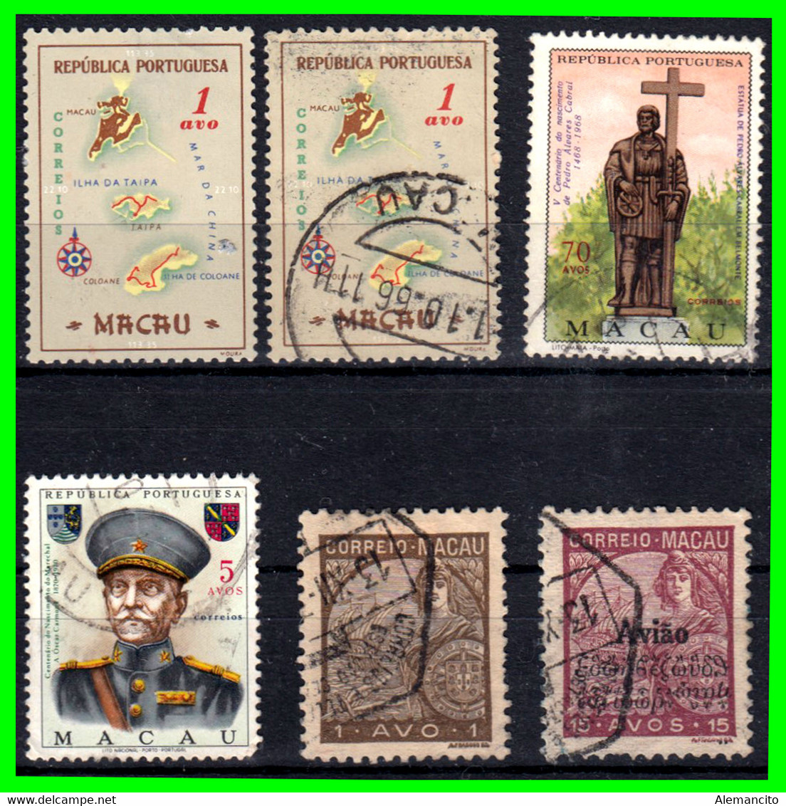 MACAO - SUR DE CHINA (COLONIAS PORTUGUESAS) … “ LOTE DE SELLOS DE DIFERENTES AÑOS Y VALORES - Used Stamps