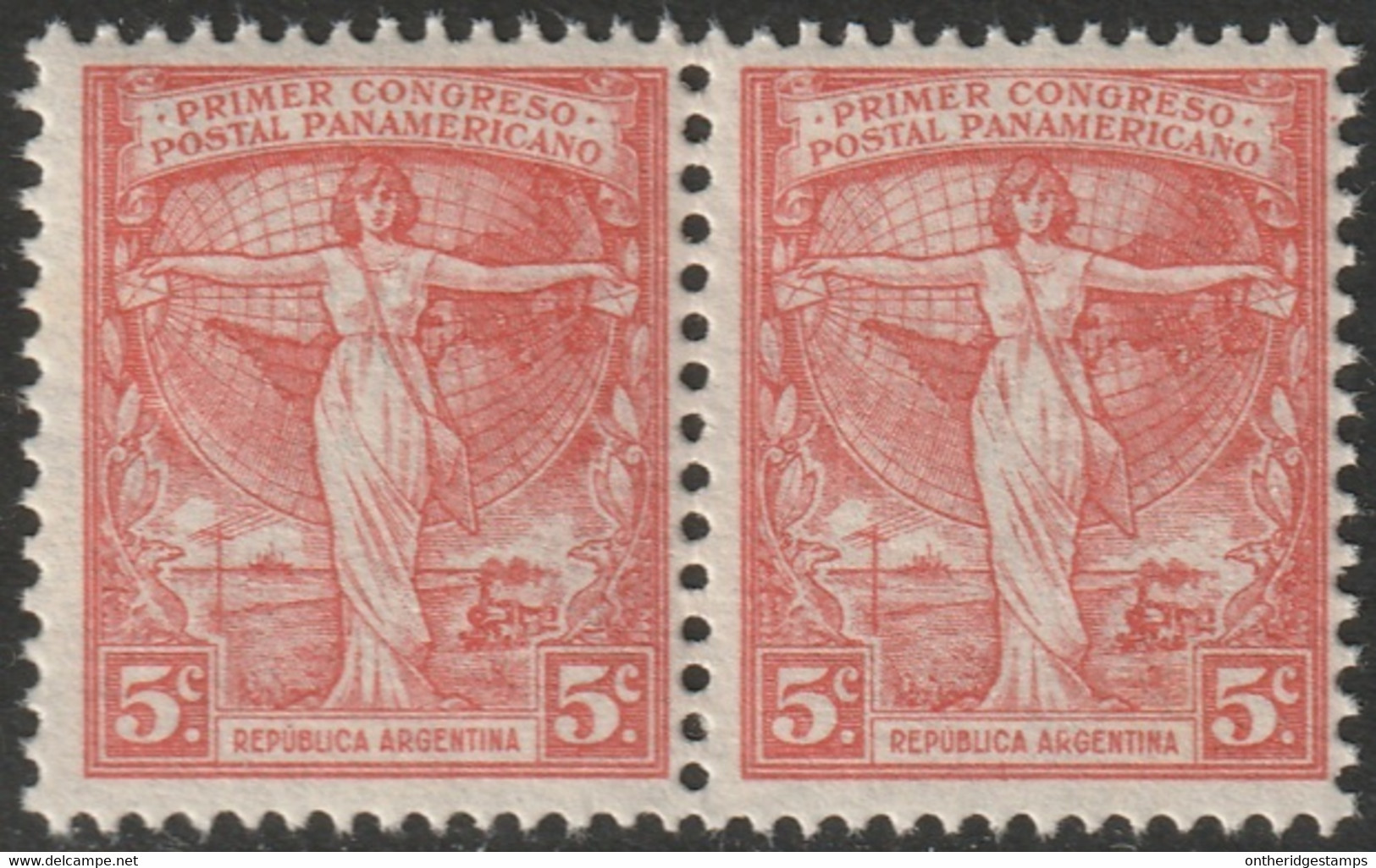 Argentina 1921 Sc 291 Argentine Yt 263 Pair MNH** - Neufs