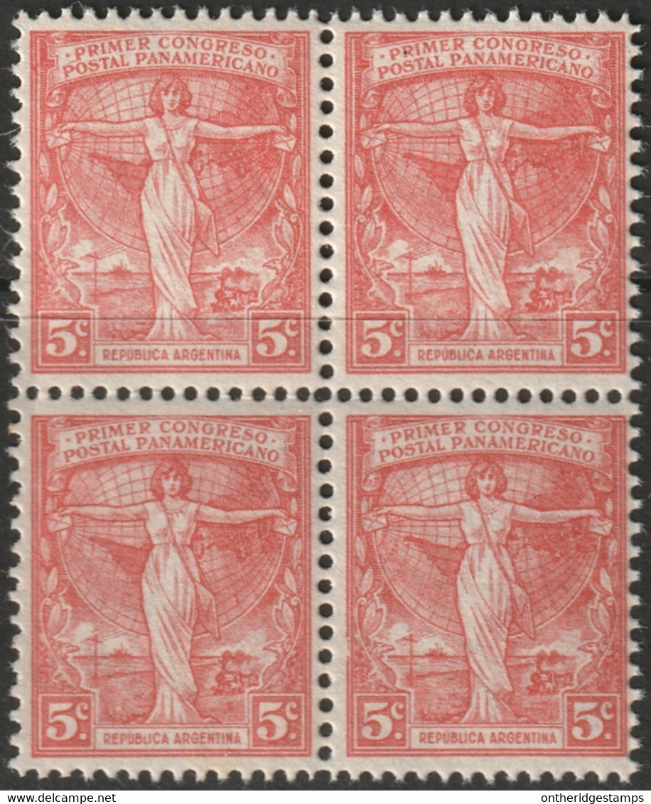 Argentina 1921 Sc 291 Argentine Yt 263 Block MNH** - Unused Stamps