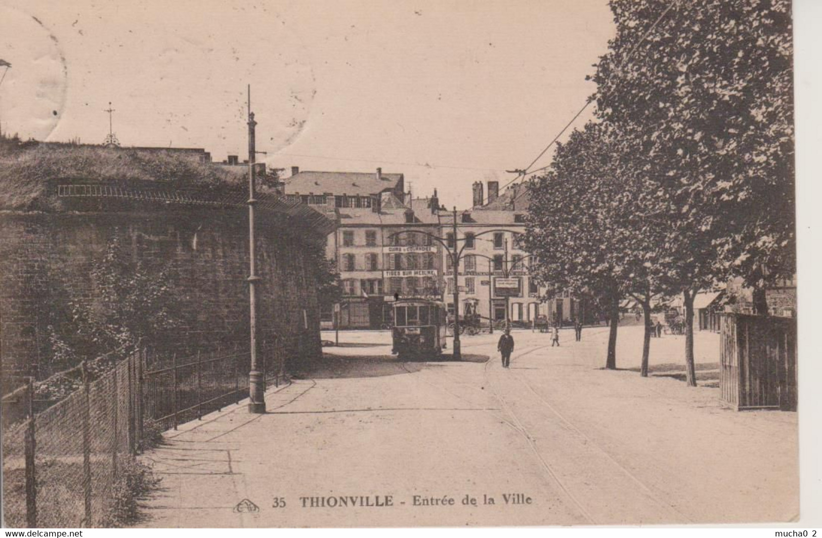 57 - THIONVILLE - ENTREE DE LA VILLE - TRAMWAY PLACE DU LUXEMBOURG - Thionville