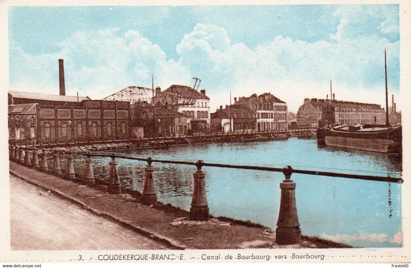 (-) Coudekerque  Branche - Canal De Bourbourg Vers Bourbourg - Coudekerque Branche