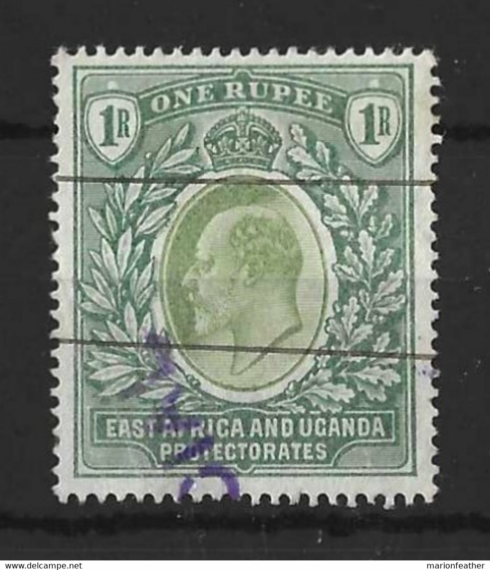 EAST AFRICA & UGANDA PRO....KING EDWARD VII...(1901-10.).." 1904.."...FISCAL......1R.....DISCRIPTION BELOW....USED... - Protectorados De África Oriental Y Uganda