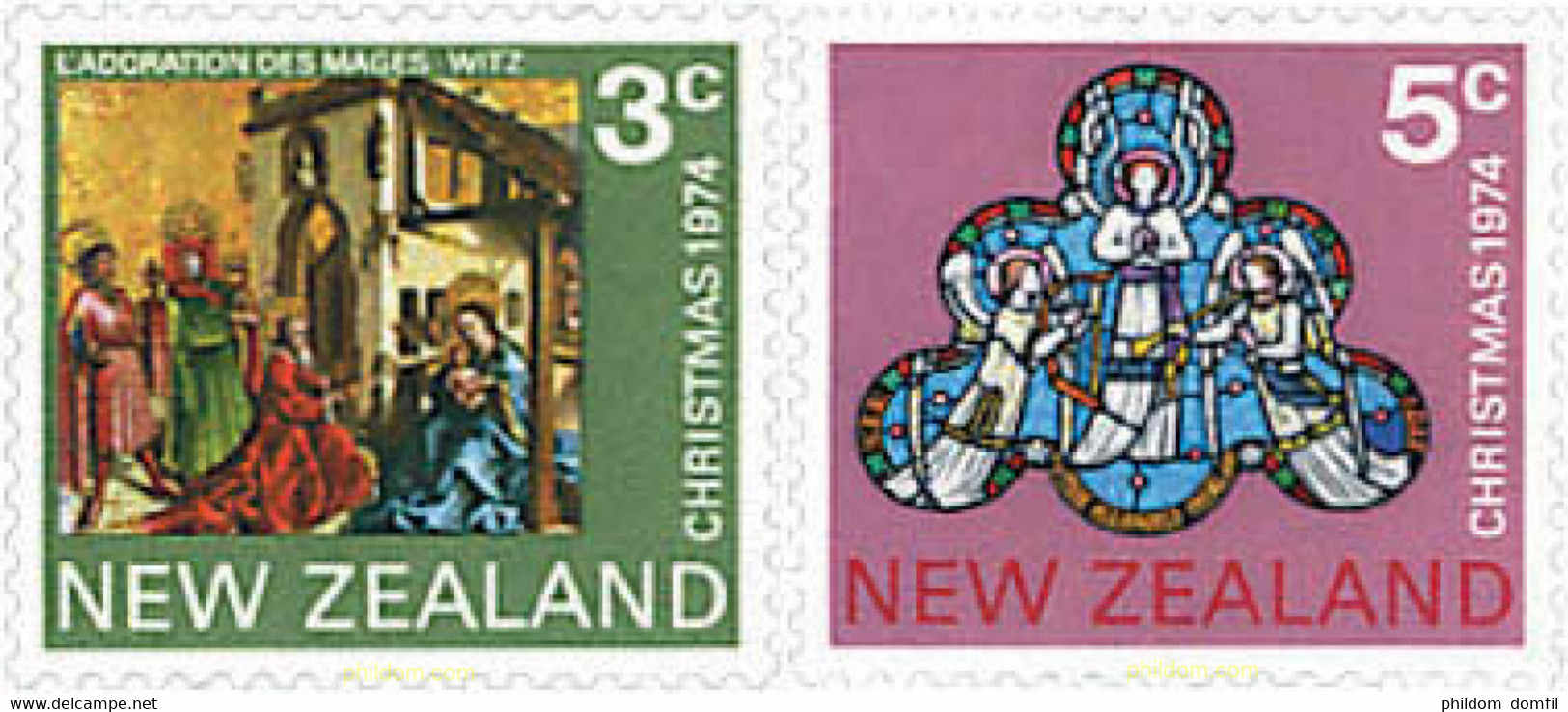 331741 MNH NUEVA ZELANDA 1974 NAVIDAD - Abarten Und Kuriositäten