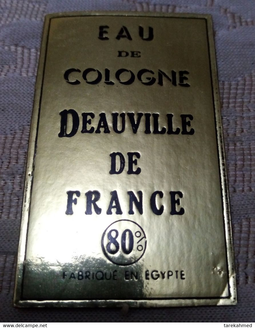 Egyptkingdom , Rare Vintage Label Of Deauville  De France Cologne , Lablfil - Etiquettes