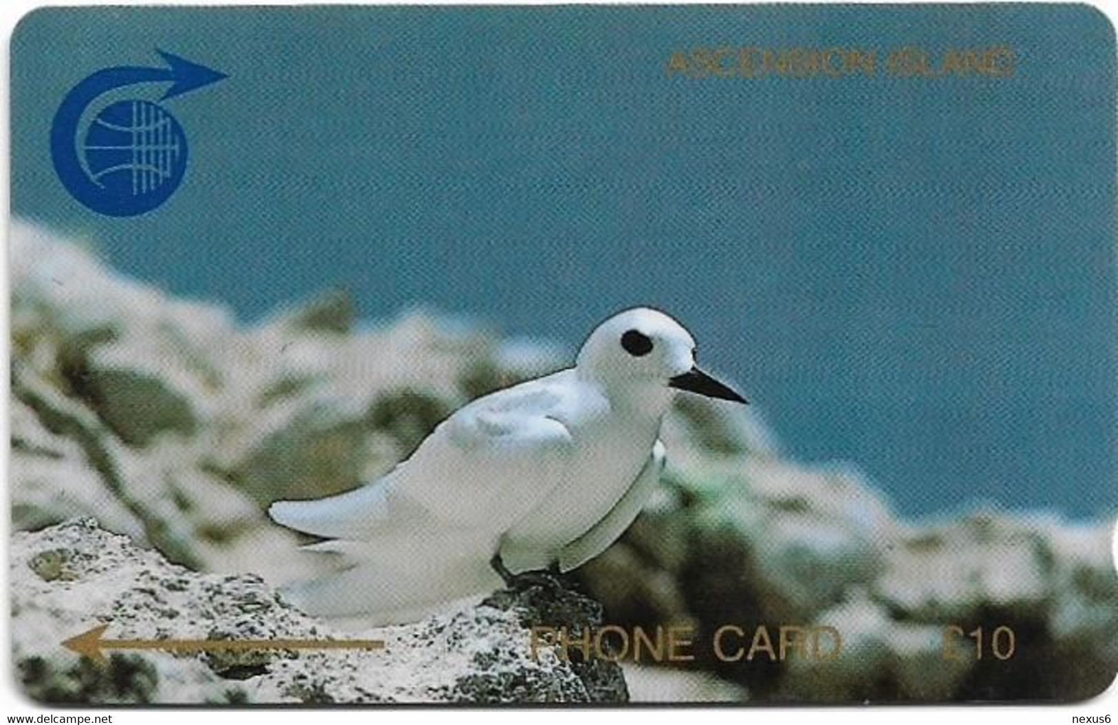 Ascension Island - C&W - GPT - 1CASC - Fairy Tern, 1990, 8.426ex, Used - Ascension (Ile De L')