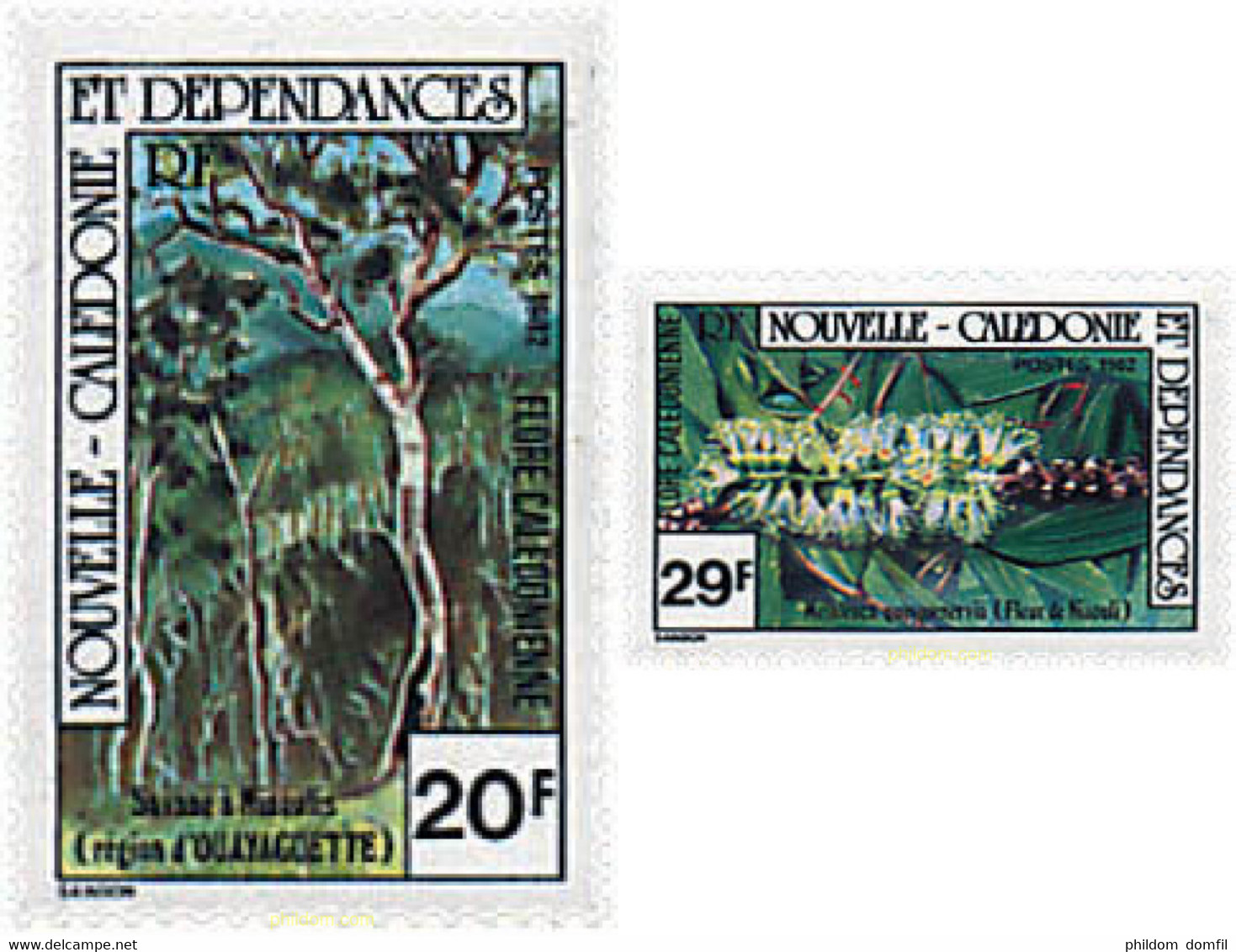 94952 MNH NUEVA CALEDONIA 1982 FLORA DE NUEVA CALEDONIA - Oblitérés