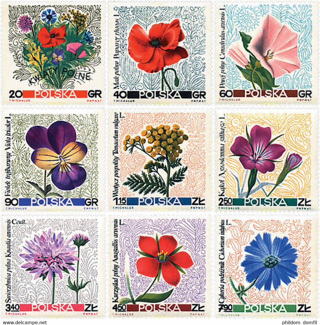 94361 MNH POLONIA 1967 FLORES SILVESTRES - Unclassified