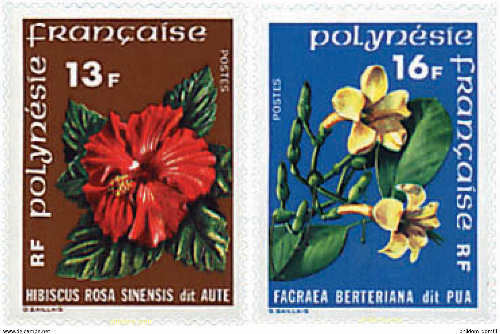 94313 MNH POLINESIA FRANCESA 1978 FLORES DE POLINESIA - Usati