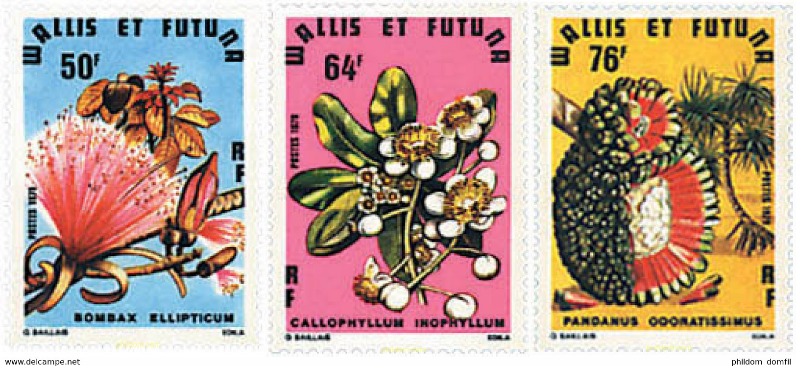 88715 MNH WALLIS Y FUTUNA 1979 FLORES Y FRUTOS - Used Stamps