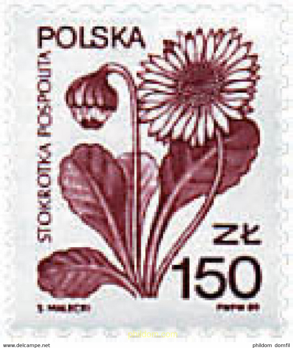 96054 MNH POLONIA 1989 FLORA - Ohne Zuordnung