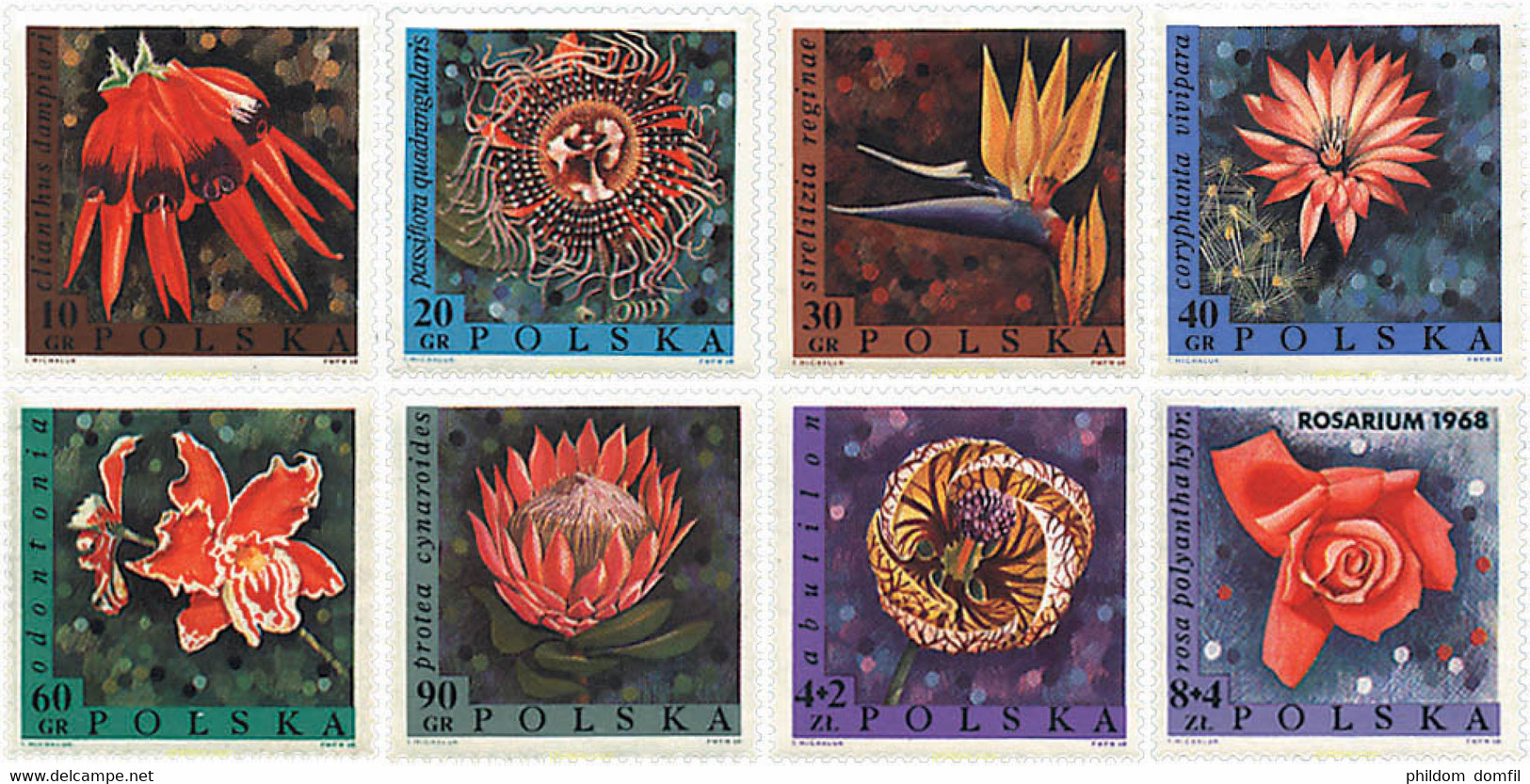 94362 MNH POLONIA 1968 FLORES - Ohne Zuordnung