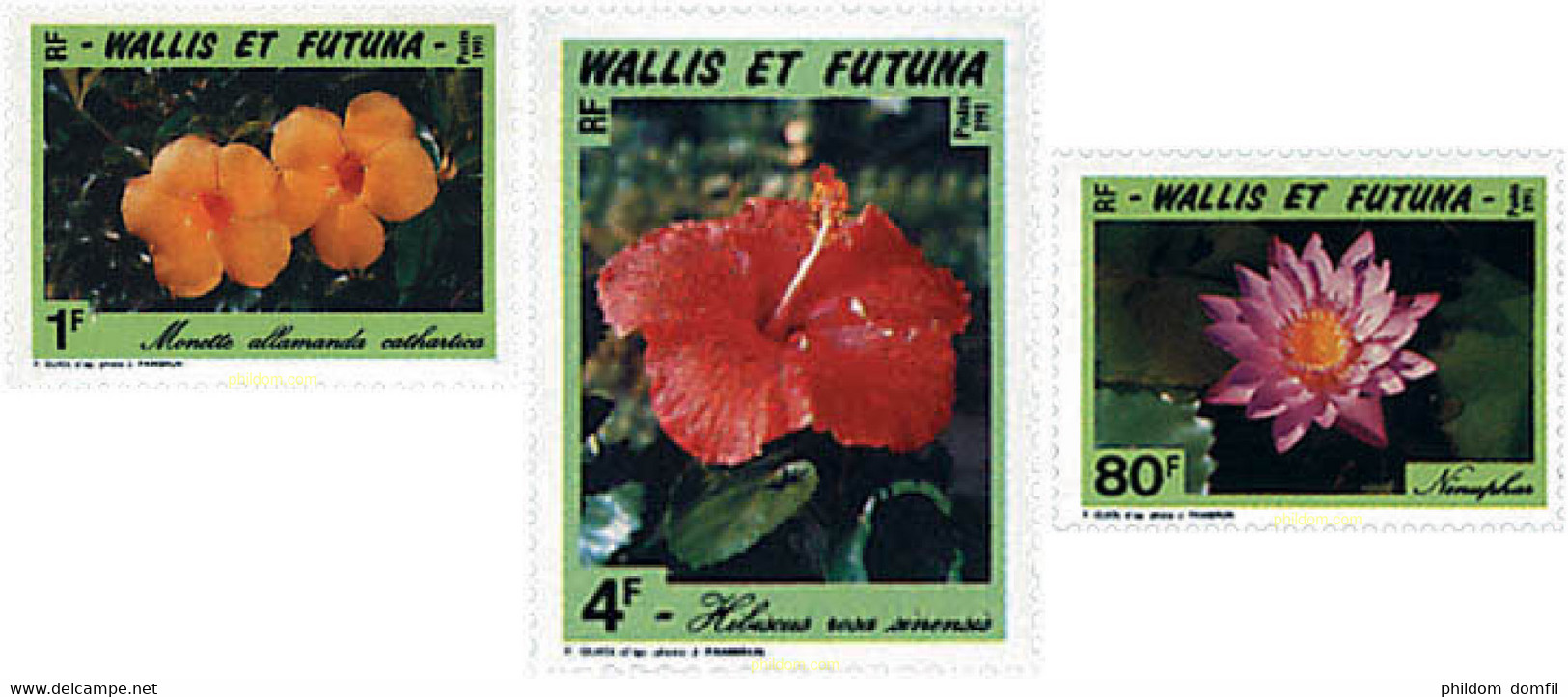 92982 MNH WALLIS Y FUTUNA 1991 FLORES DE WALLIS Y FUTUNA - Usati