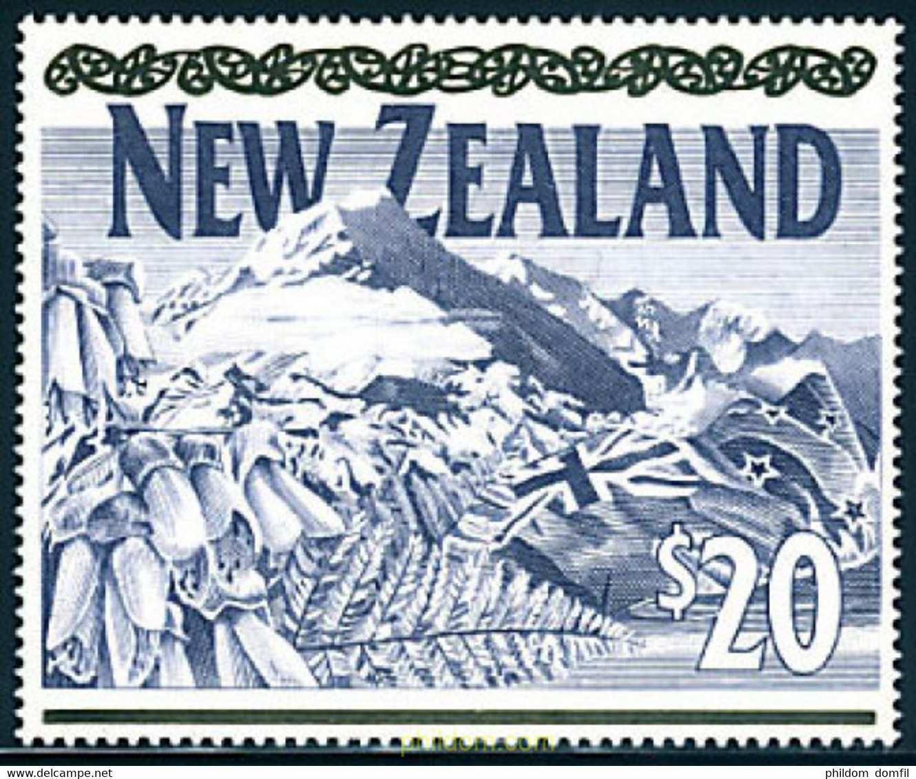 100210 MNH NUEVA ZELANDA 1994 MONTE COOK - Abarten Und Kuriositäten