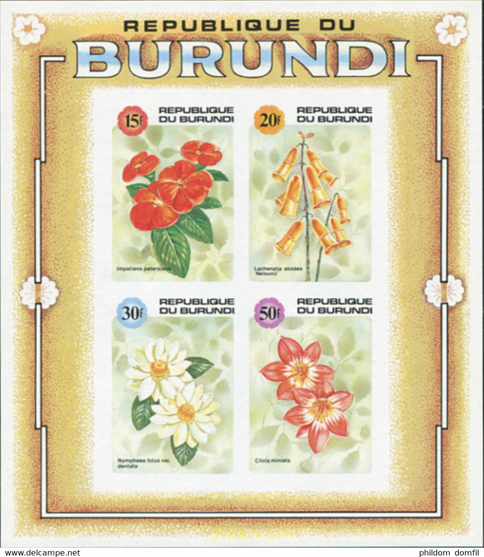 13779 MNH BURUNDI 1992 FLORES - Neufs