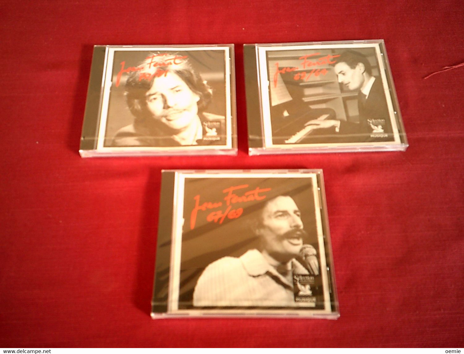 Jean Ferrat ° COLLECTION DE 3  CD ALBUM - Volledige Verzamelingen