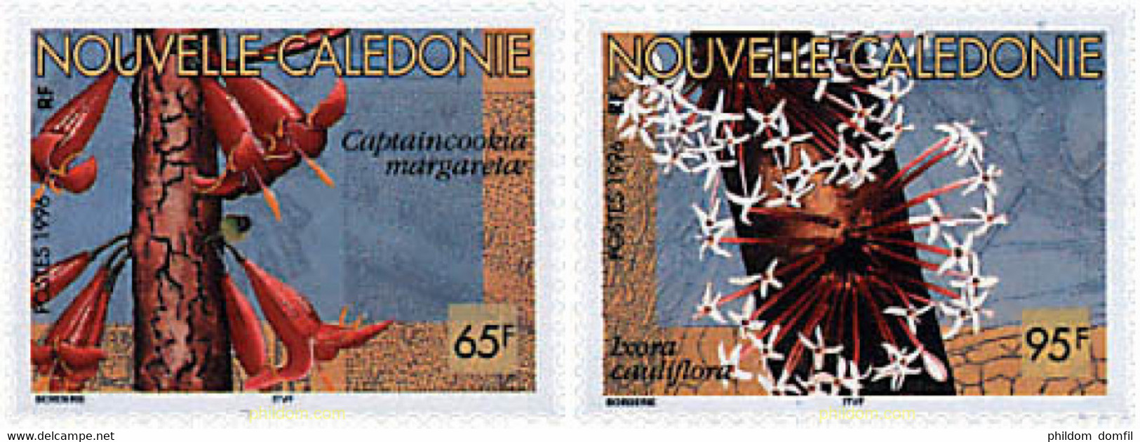 94966 MNH NUEVA CALEDONIA 1996 FLORA DE NUEVA CALEDONIA - Gebruikt