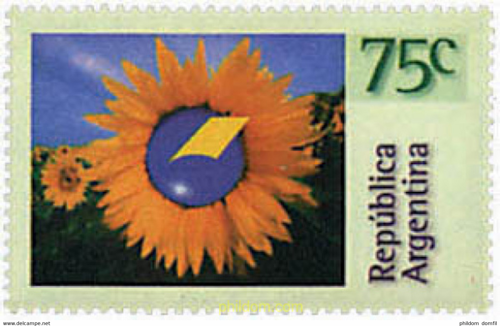 79765 MNH ARGENTINA 1995 EMBLEMA DE LOS SERVICIOS POSTALES - Gebruikt