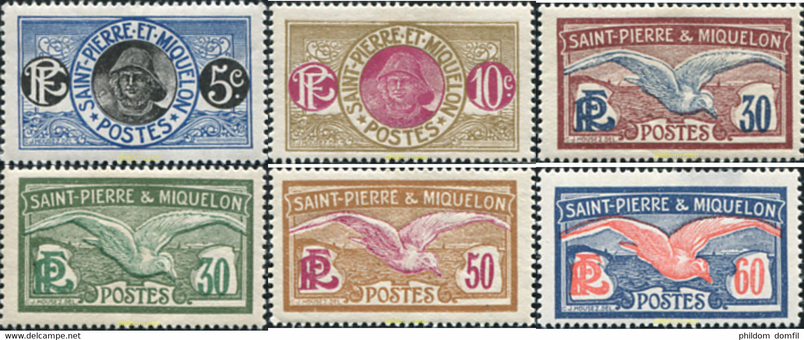 673277 HINGED SAN PEDRO Y MIQUELON 1922 MOTIVOS VARIOS - Used Stamps