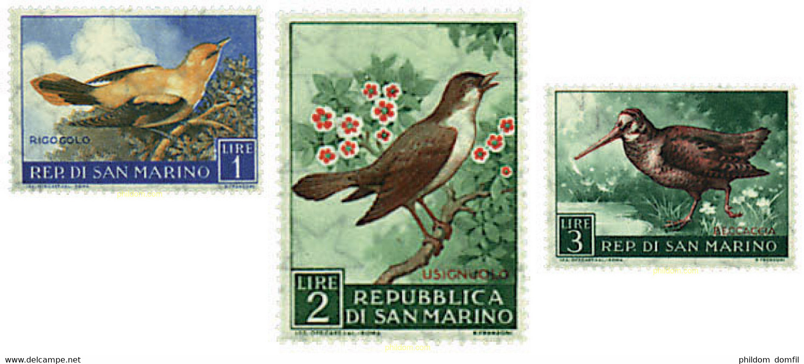 339792 MNH SAN MARINO 1960 AVES - Gebraucht