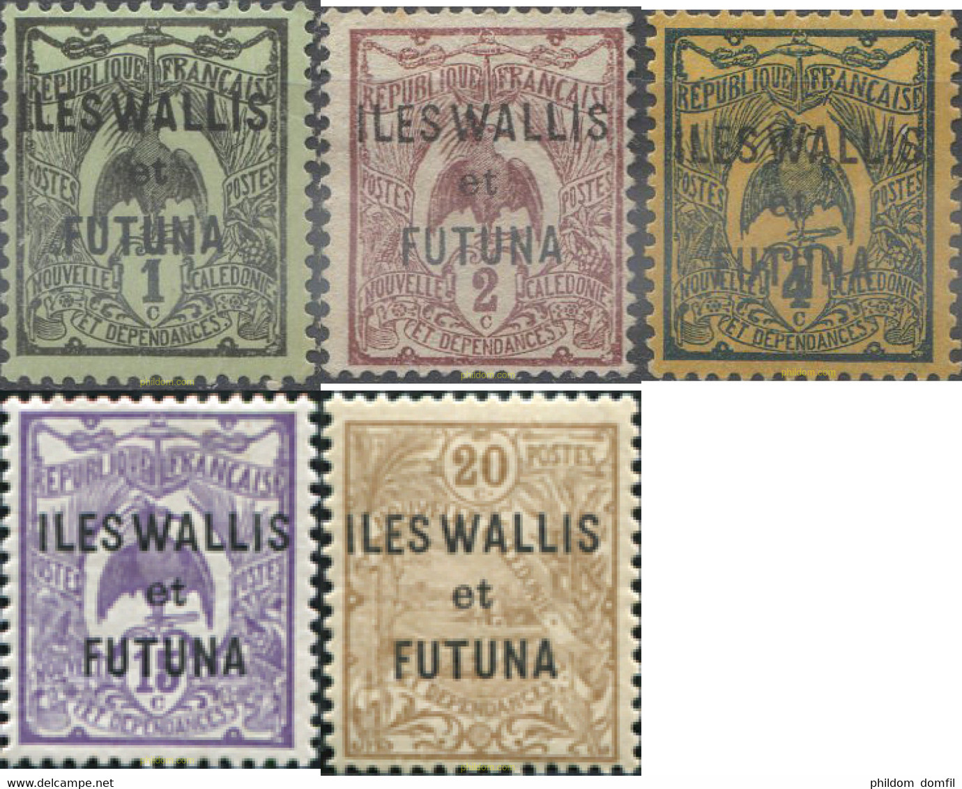 674026 HINGED WALLIS Y FUTUNA 1920 MOTIVOS VARIOS - Gebraucht