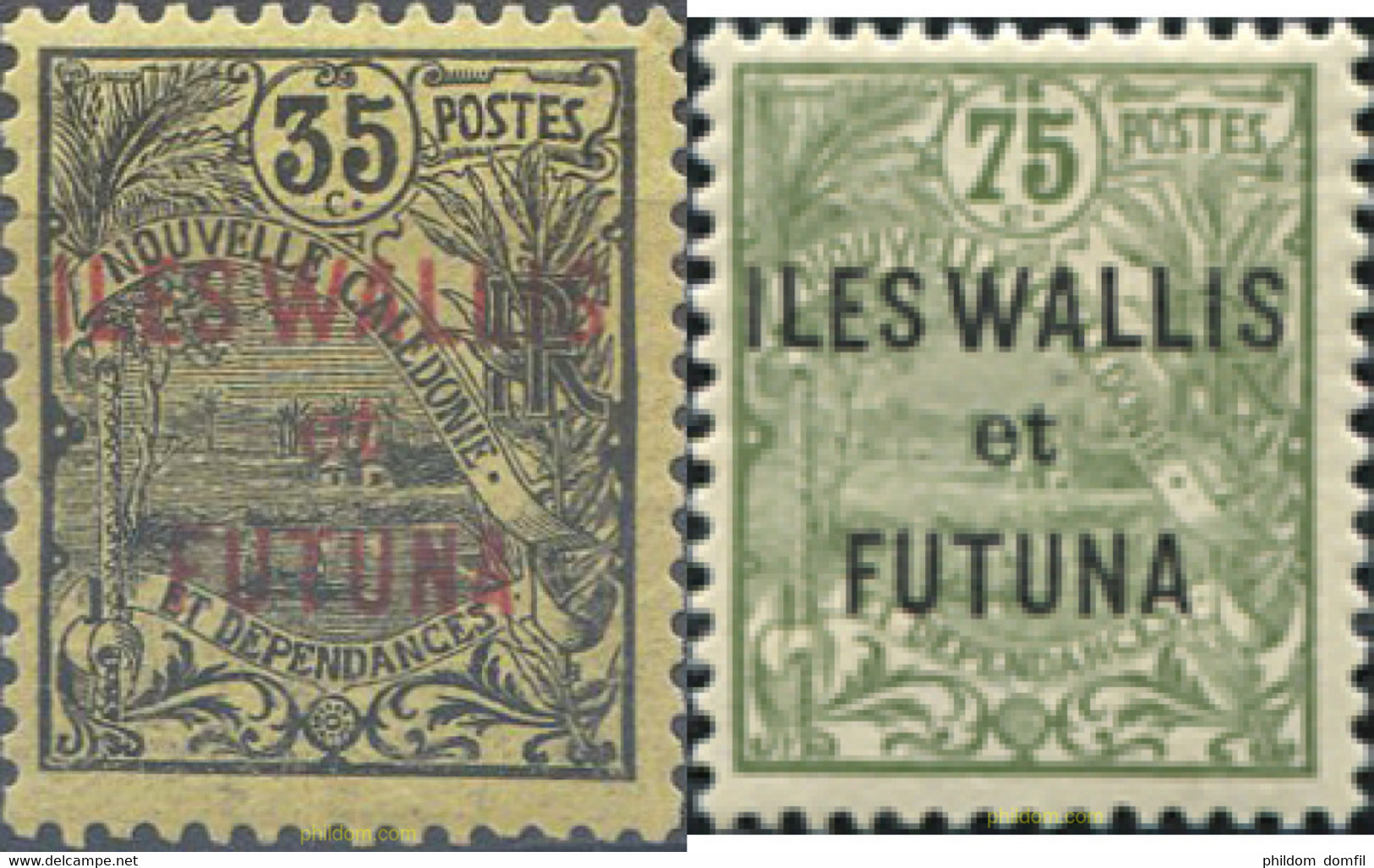 674084 HINGED WALLIS Y FUTUNA 1920 MOTIVOS VARIOS - Oblitérés