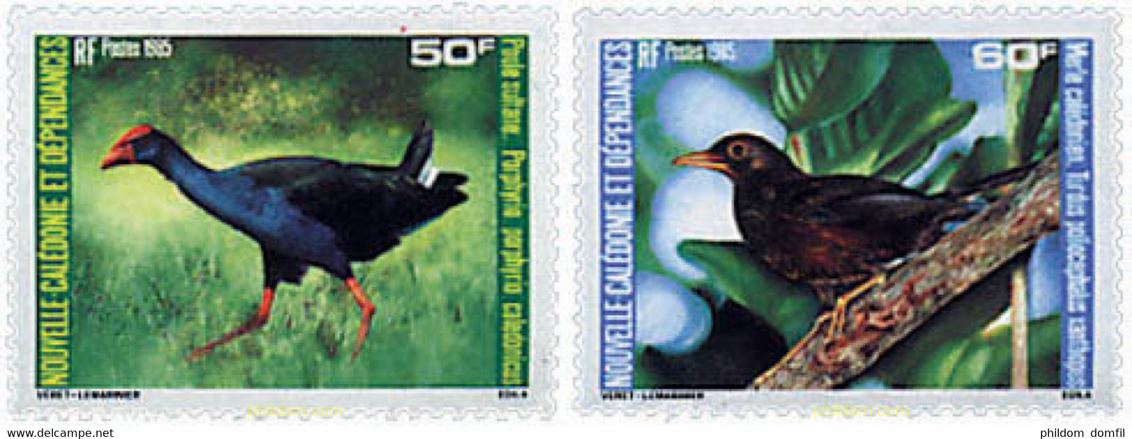 44516 MNH NUEVA CALEDONIA 1985 AVES - Oblitérés