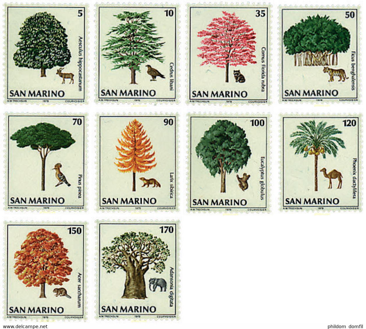 70327 MNH SAN MARINO 1979 SALVEMOS LA NATURALEZA - Gebraucht