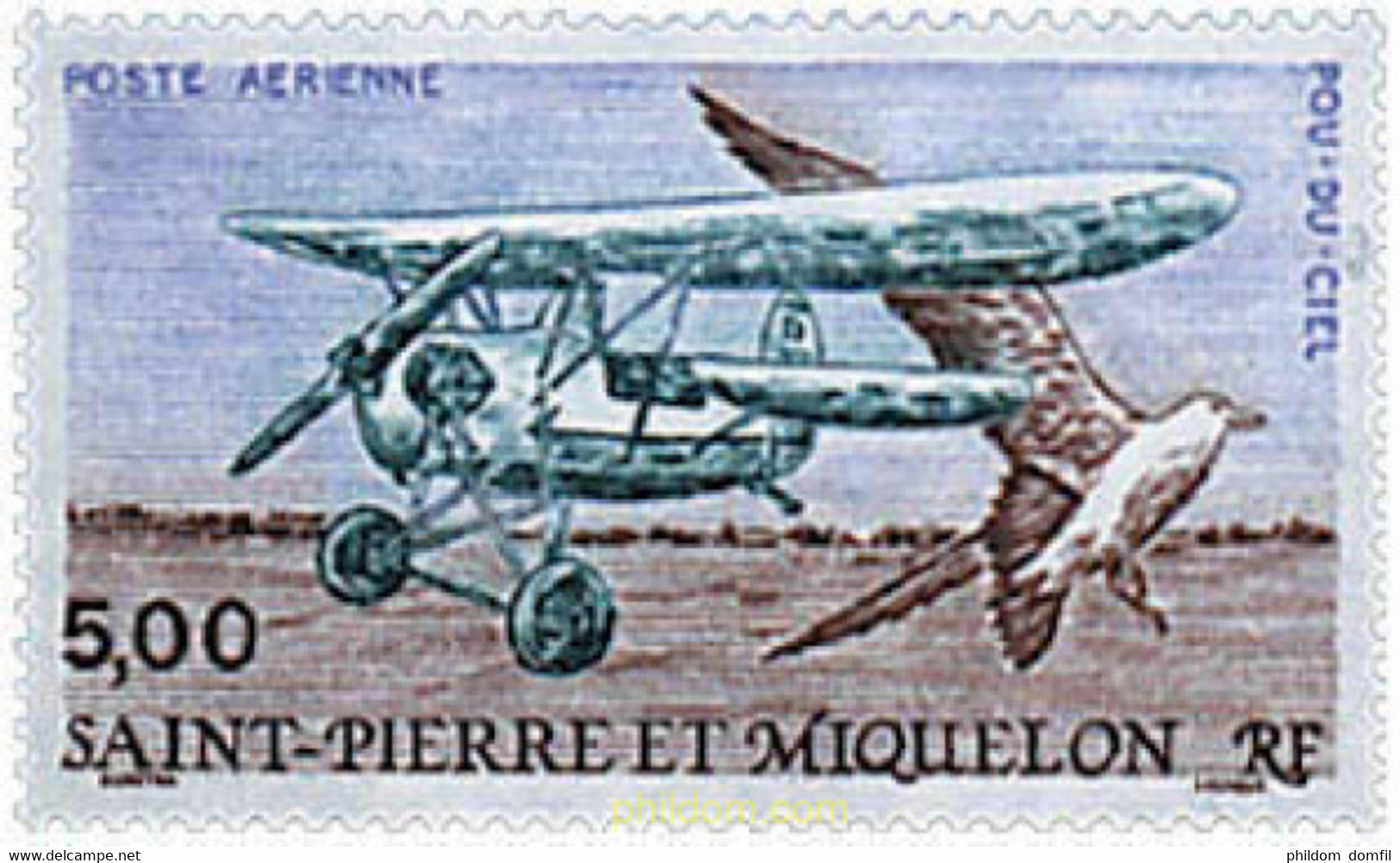 36948 MNH SAN PEDRO Y MIQUELON 1990 AVIACION - Used Stamps