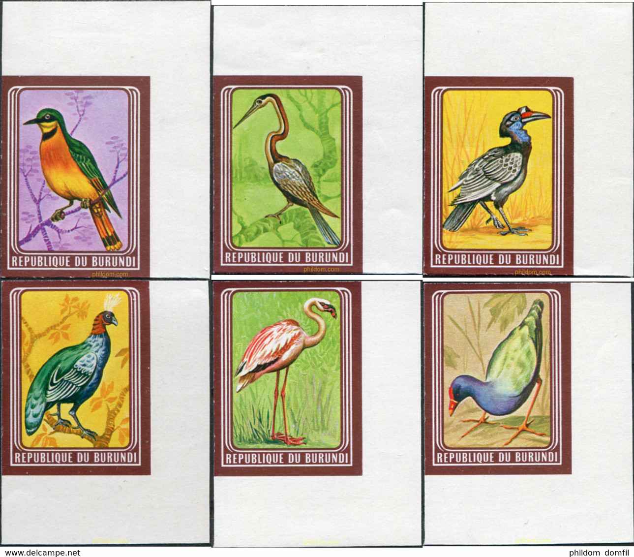 202403 MNH BURUNDI 1980 AVES - Ungebraucht