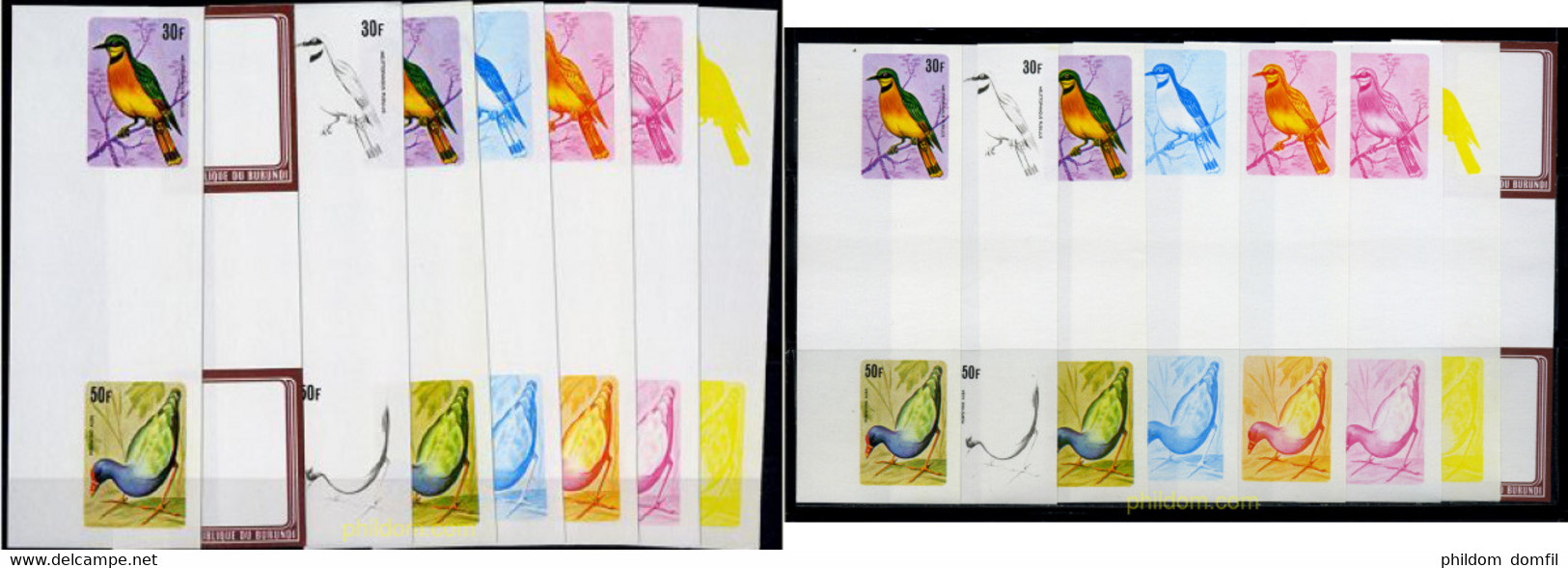 204557 MNH BURUNDI 1980 AVES - Neufs