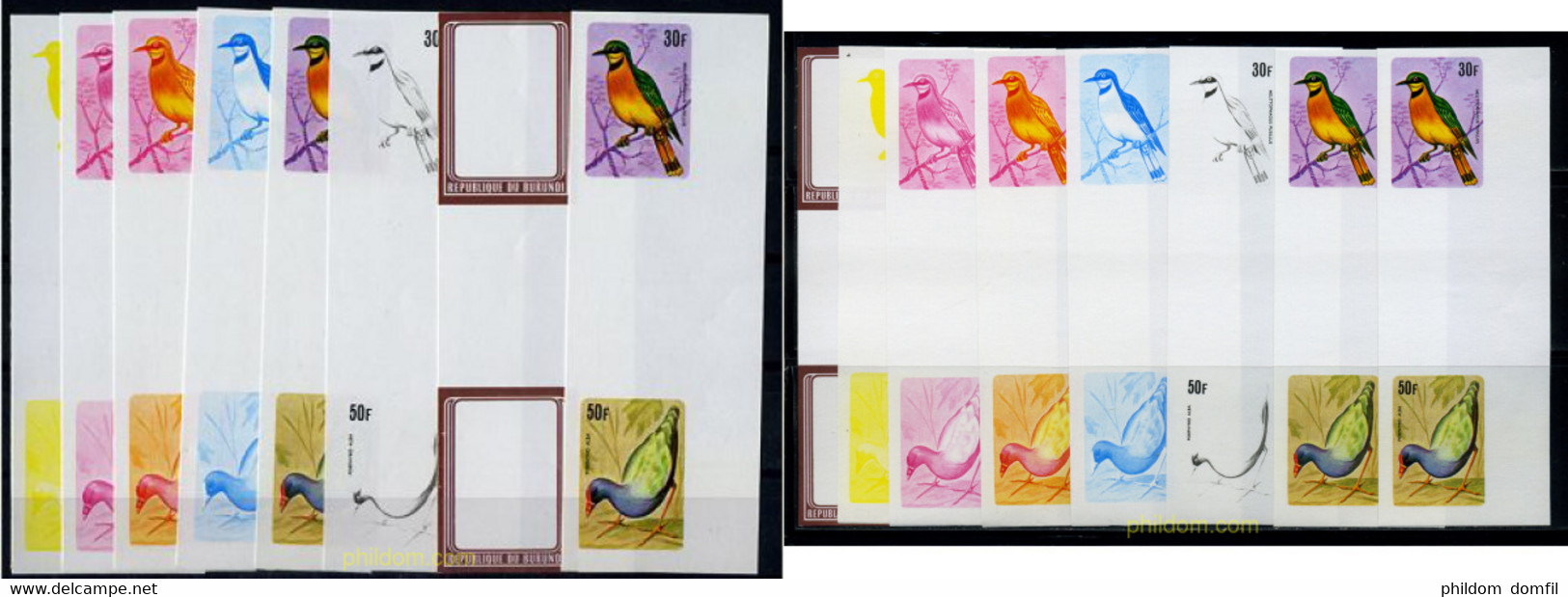 204558 MNH BURUNDI 1980 AVES - Nuevos