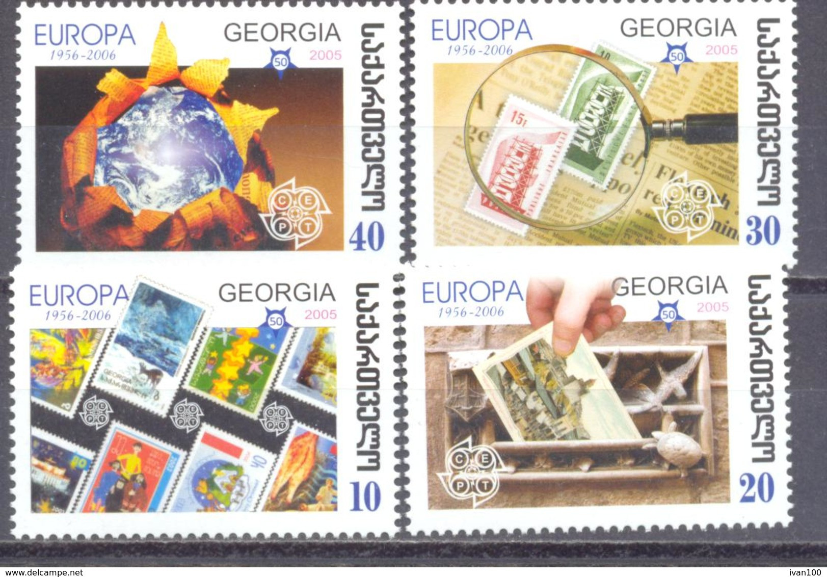 2006. Georgia, 50y Of The First Europa Stamp, 4v Perforated,  Mint/** - Georgië