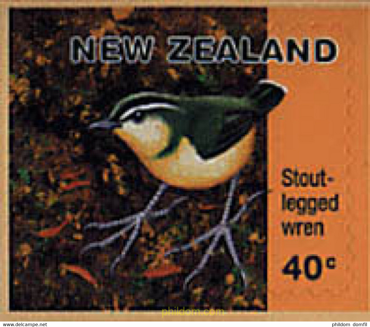 35519 MNH NUEVA ZELANDA 1996 AVES EXTINGUIDAS - Abarten Und Kuriositäten