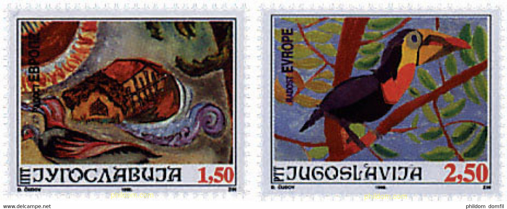 37090 MNH YUGOSLAVIA 1996 JOYAS DE EUROPA - Gebruikt