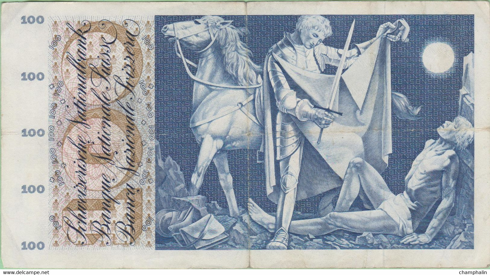 Suisse - Billet De 100 Francs - Saint-Martin - 18 Décembre 1958 - P49c - Suisse