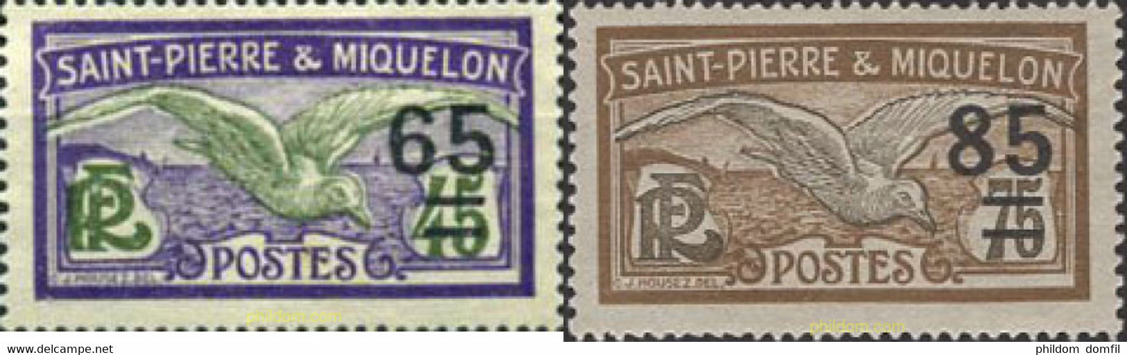 647197 HINGED SAN PEDRO Y MIQUELON 1924 MOTIVOS VARIOS - Used Stamps