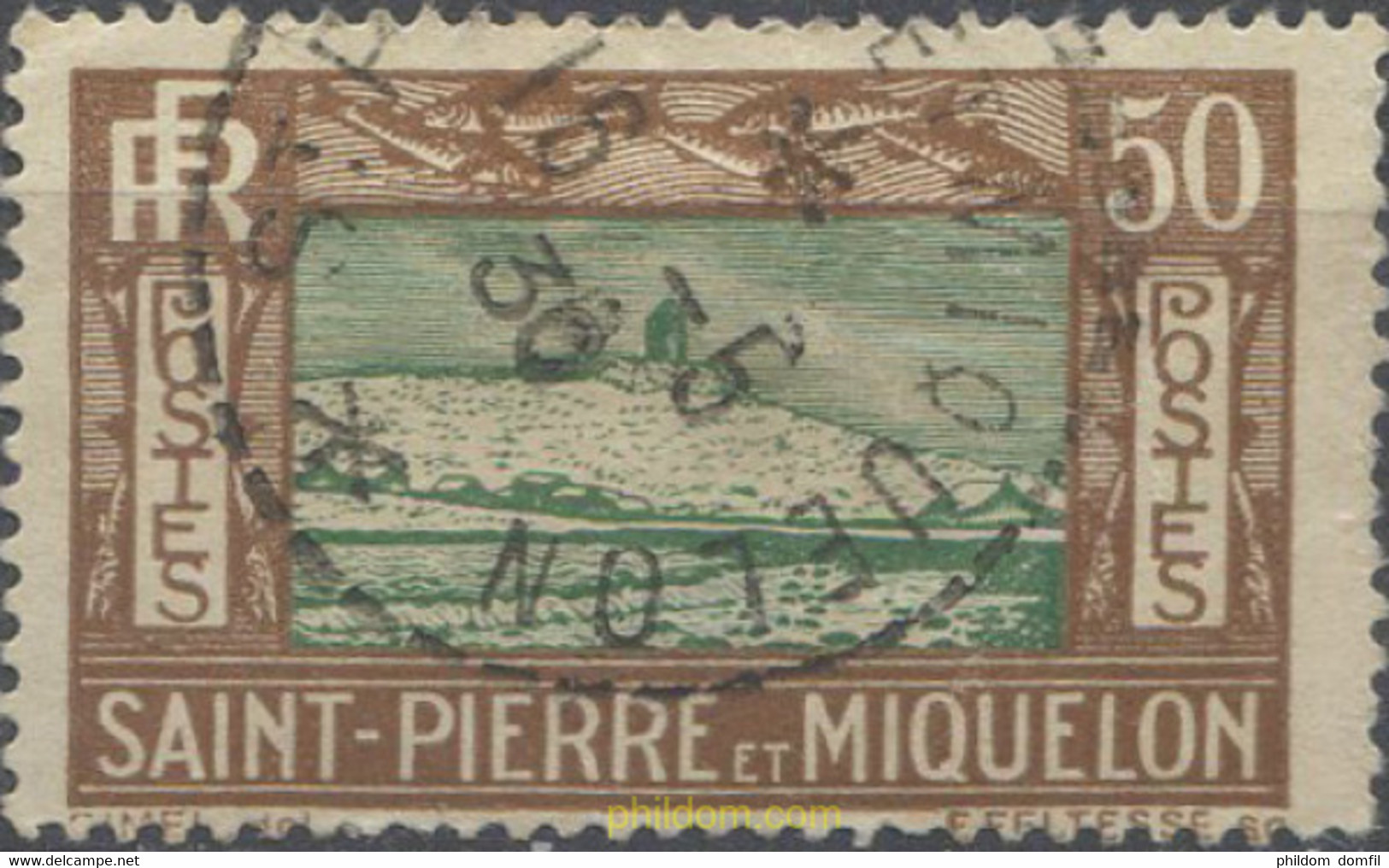 659490 USED SAN PEDRO Y MIQUELON 1932 MOTIVOS VARIOS - Usados