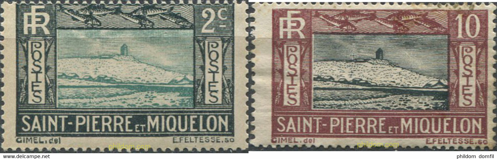 676498 HINGED SAN PEDRO Y MIQUELON 1932 MOTIVOS VARIOS - Used Stamps