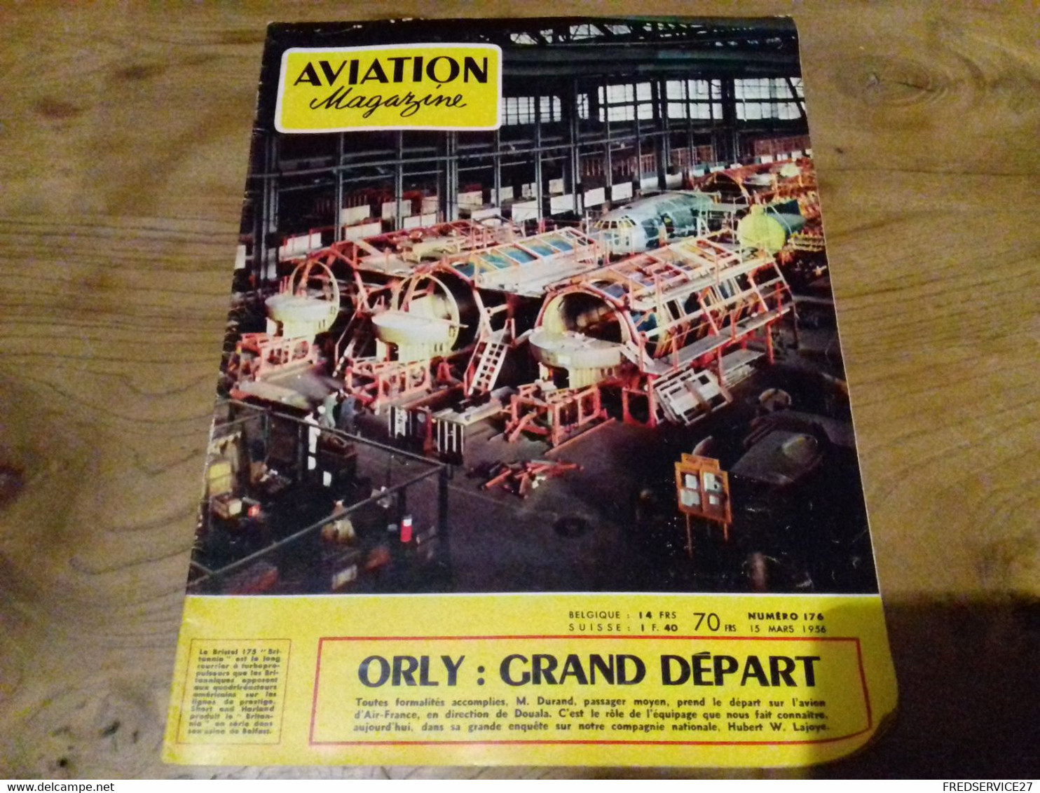 40/ AVIATION MAGAZINE N° 176 1956 ORLY GRAND DEPART / LES COULISSE D AIR FRANCE ECT - Aviation