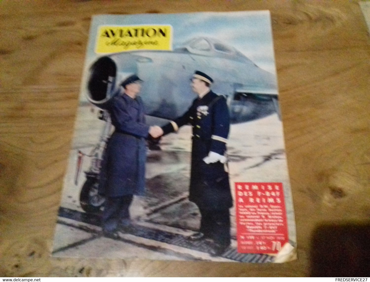 40/ AVIATION MAGAZINE N° 159 1955 REMISE DES F 84F A REIMS / L AVIATION MILITAIRE EN SUEDE ECT - Aviation