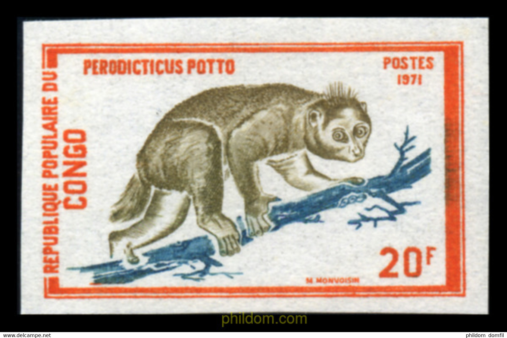 215875 MNH CONGO 1972 FAUNA SALVAJE - Chimpanzees