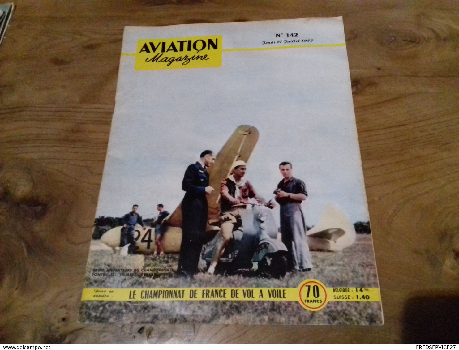 40/ AVIATION MAGAZINE N° 142 1955  LE CHAMPIONNAT DE FRANCE DE VOL A VOILE ECT - Aviation